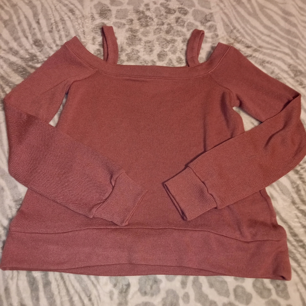 Cold Shoulder Sweater